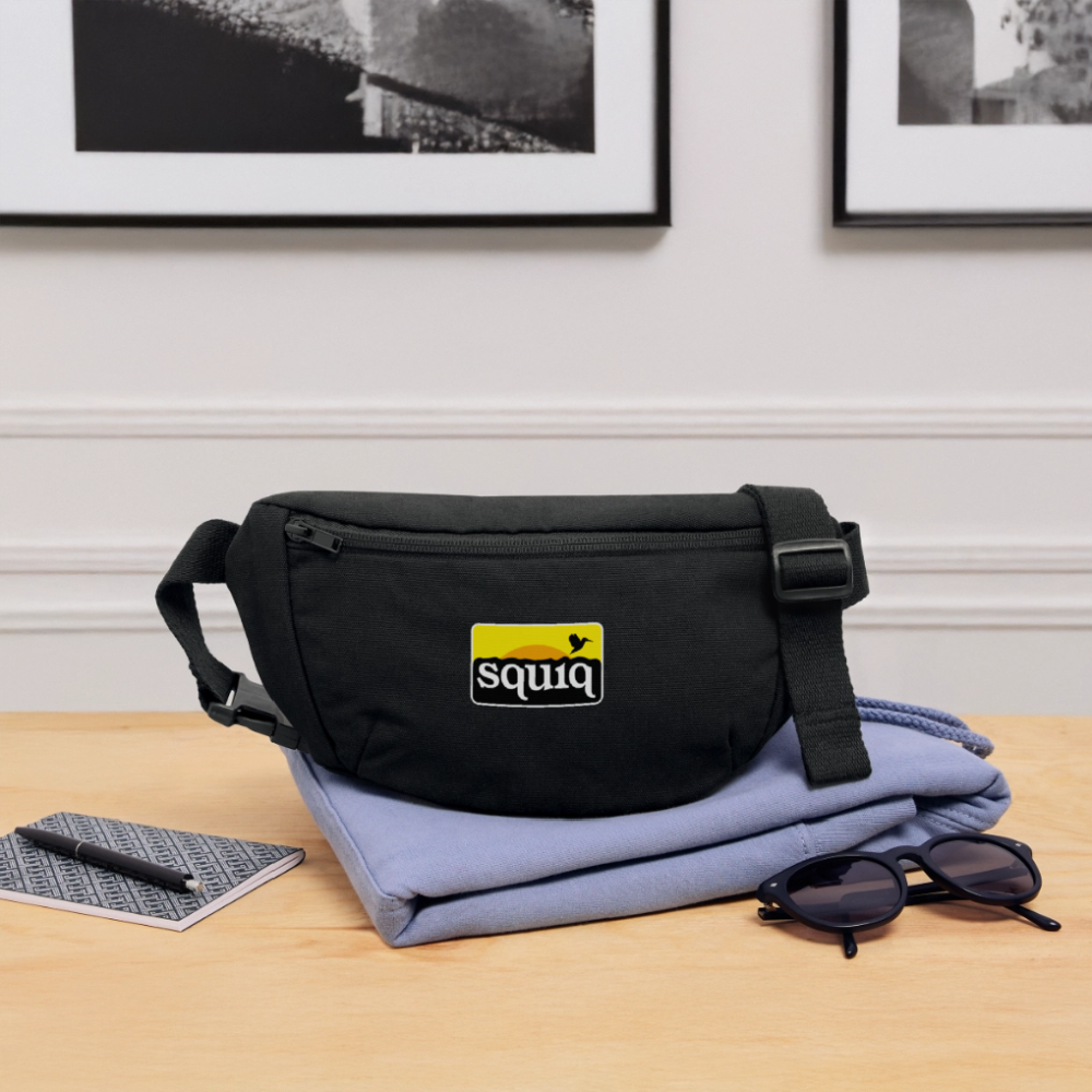 Stanley/Stella recycelte Gürteltasche - Schwarz