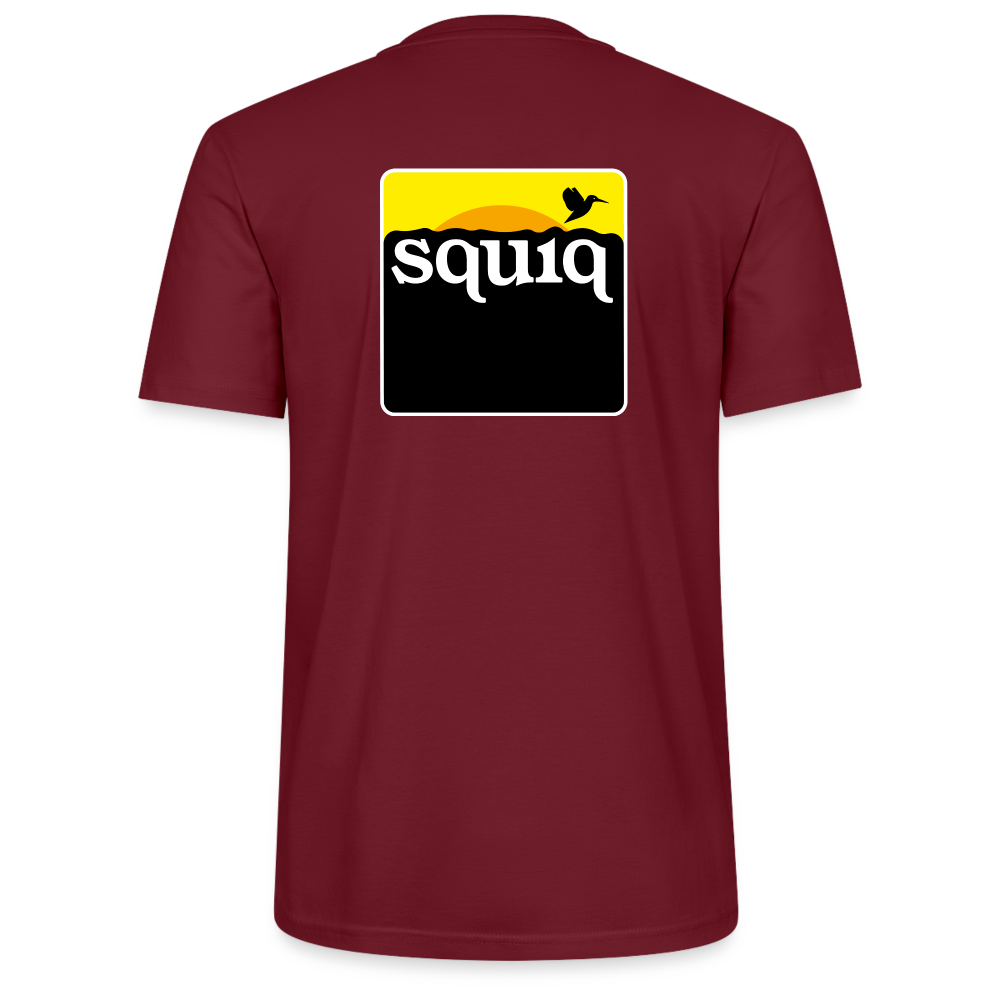 squiq - T-Shirt double - Burgunderrot