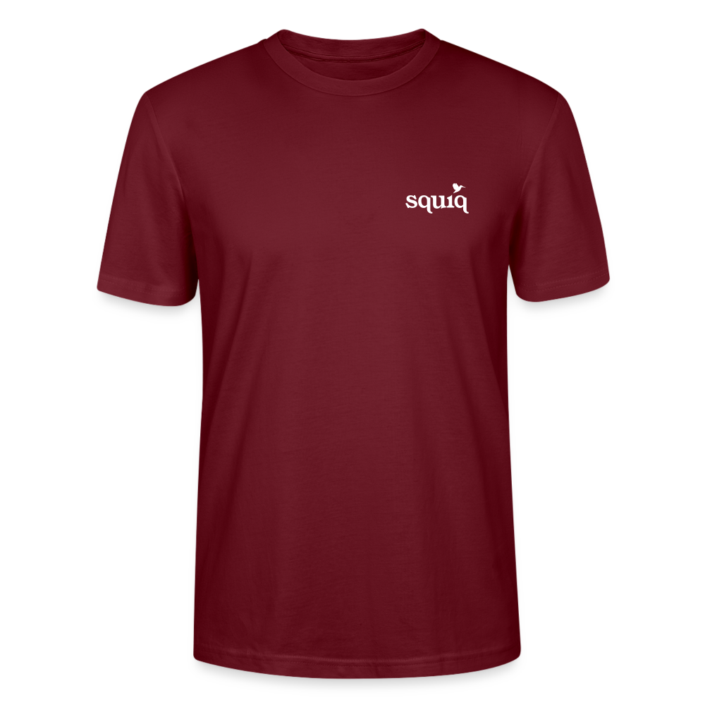 squiq - T-Shirt double - Burgunderrot