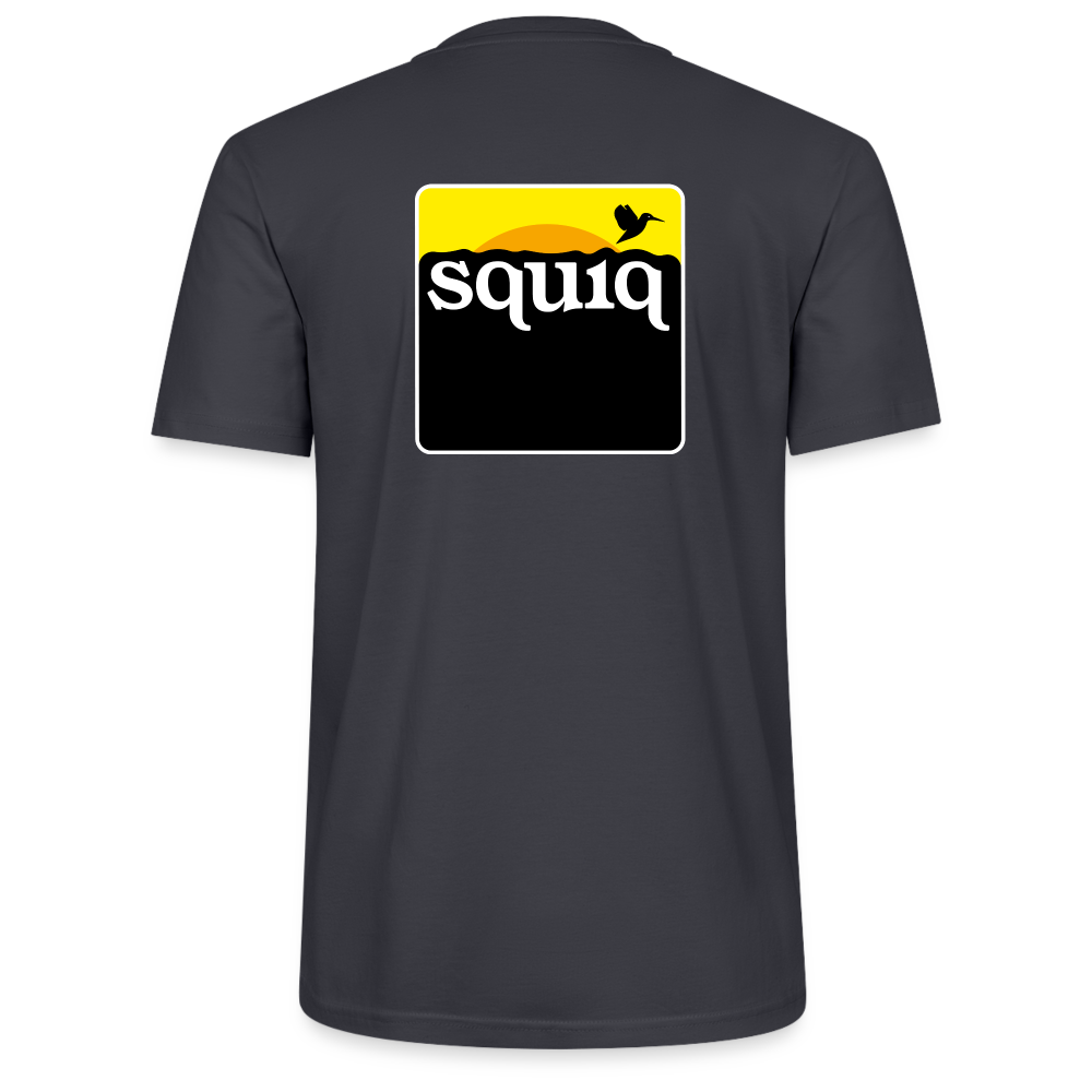 squiq - T-Shirt double - Dunkles Graublau
