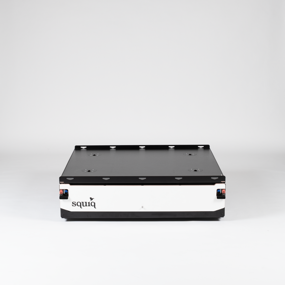 SQUIQ campingbox voor stationwagon zonder campingbox op het uitschuifsysteem
