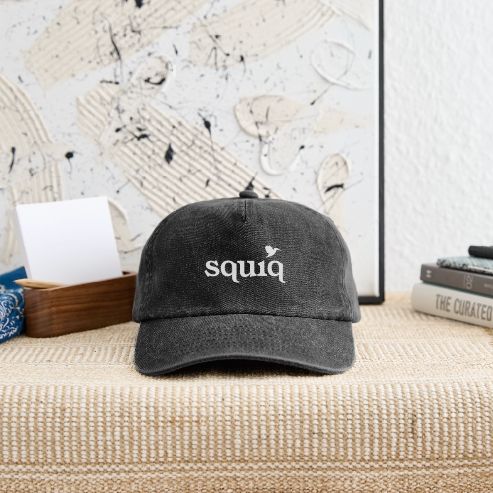 Relaxed Vintage Cap - Vintage Schwarz