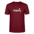 squiq - T-Shirt simple - Burgunderrot