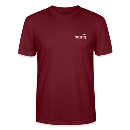 squiq - T-Shirt double - Burgunderrot