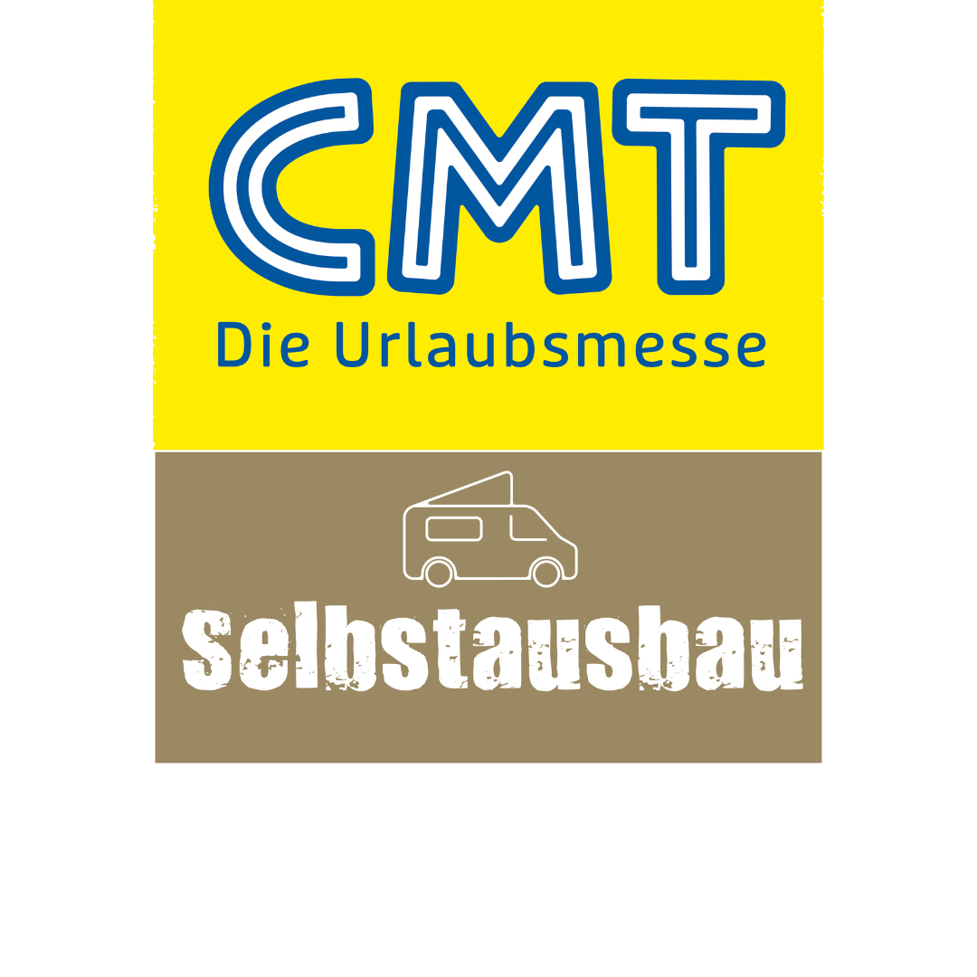 Logo CMT und Selbstausbau Messe Stuttgart 2026 