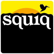 SQUIQ Logo mit Eisvogel 